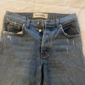 Reformation Straight Leg Jeans
